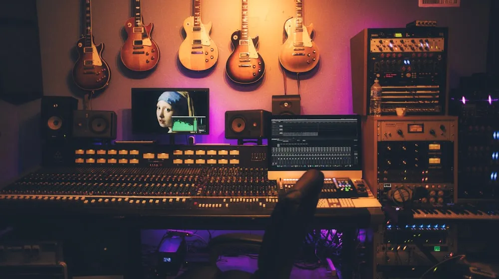 Mastering engineer selecting professional audio VST plugins